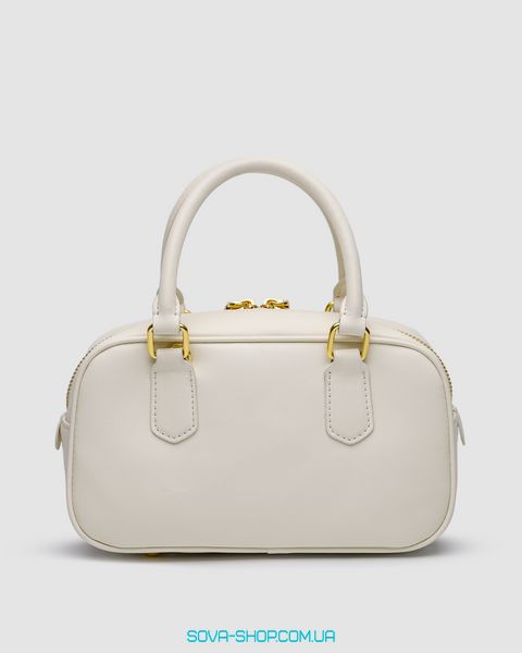 Жіноча сумка Miu Miu Arcadie Leather Bag Cream Premium фото