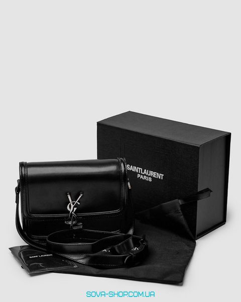 Женская сумка Yves Saint Laurent Solferino Black/Silver Premium фото