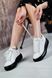 Жіночі кросівки Oversized Sneakers White and Black Alexander McQueen 2989m00 фото 8