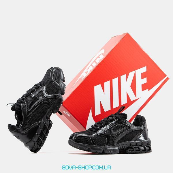 Чоловічі кросівки Nike x St&uuml;ssy Air Zoom Spiridon Cage 2 Full Black фото
