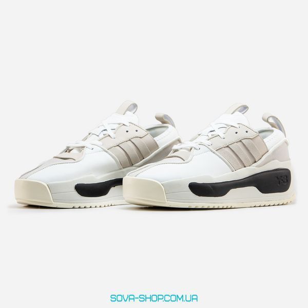 Чоловічі кроссівки Adidas Y-3 Rivalry White Grey Black (Original Box) фото