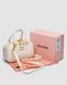 Женская сумка Miu Miu Arcadie Leather Bag Cream Premium re-11477 фото 1