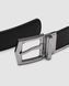 Ремінь Burberry Reversible Grainy Leather Belt Silver Premium re-128204 фото 2