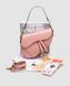 Женская сумка Christian Dior Saddle Bag with Strap Smooth Calfskin Blush Premium re-127383 фото 1