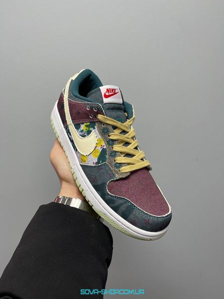 Мужские баскетбольные кроссовки Nike Dunk Low SP ‘Community Garden’ фото