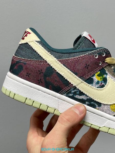 Чоловічі баскетбольні кросівки Nike Dunk Low SP ‘Community Garden’ фото