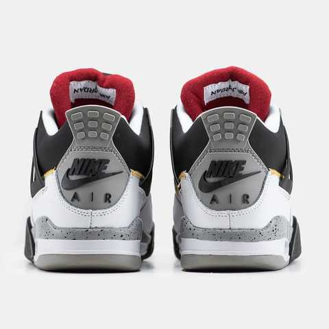 Jordan 4 with nike air hot sale on back