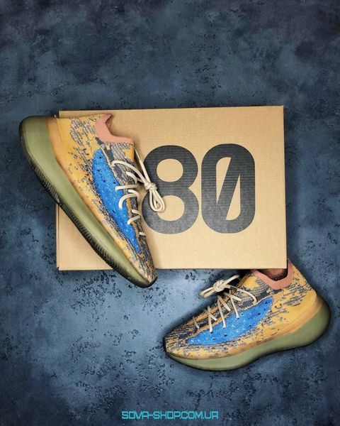 Чоловічі кросівки Yeezy Boost 380 Blue Oat reflective Adidas фото