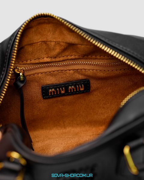 Женская сумка Miu Miu Arcadie Leather Bag Black Premium фото