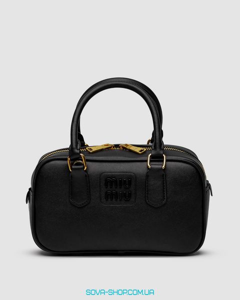 Жіноча сумка Miu Miu Arcadie Leather Bag Black Premium фото