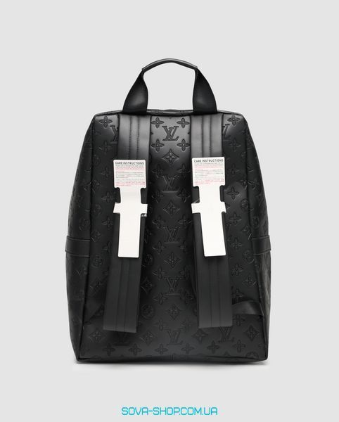 Мужской рюкзак Louis Vuitton Discovery Work Backpack Monogram Shadow Black Premium фото