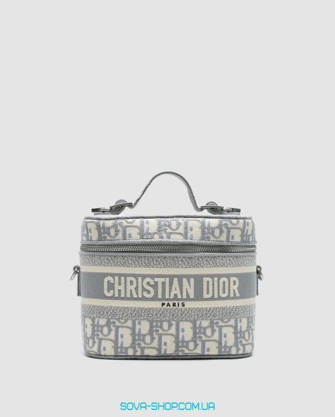 Жіноча сумка Christian Dior Travel Small Vanity Bag Grey Premium фото