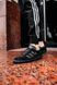 Женские и мужские кроссовки Adidas Gazelle Triple Black Uni re-4753 фото 2