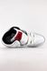 Женские баскетбольные кроссовки Nike Air Jordan 1 Retro White Black re-5599 фото 3