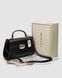 Жіноча сумка Coach Eliza Top Handle In Signature Canvas Black Premium re-11355 фото 1