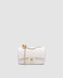 Жіноча сумка Chanel Classic 1.55 Small Single Flap in White/Gold Premium re-127412 фото 4