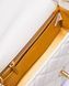 Жіноча сумка Chanel Classic 1.55 Small Single Flap in White/Gold Premium re-127412 фото 2