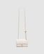 Жіноча сумка Chanel Classic 1.55 Small Single Flap in White/Gold Premium re-127412 фото 3