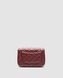 Жіноча сумка Chanel Mini Classic Single Flap in Burgundy/Gold Premium re-129025 фото 4