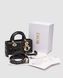 Жіноча сумка Christian Dior Lady D-Joy Small Bag Black Premium re-127384 фото 1
