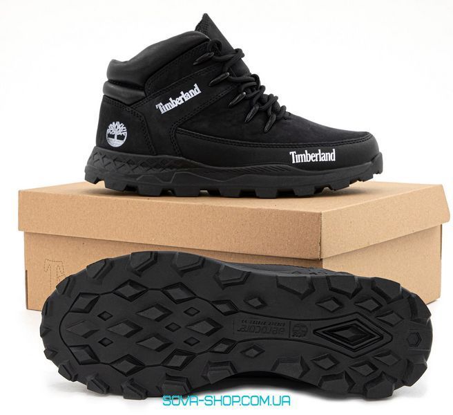 Мужские зимние ботинки Timberland Boots Winter PREMIUM NUBUCK WATERPROOF Black фото
