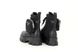 Зимові жіночі ботинки (Натуральна шкіра) З ХУТРОМ! PRADA Milano Monolith Black Premium re-5202 фото 3