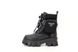 Зимові жіночі ботинки (Натуральна шкіра) З ХУТРОМ! PRADA Milano Monolith Black Premium re-5202 фото 1