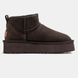 Жіночі зимові ботинки UGG Ultra Mini Platform Brown Premium re-11948 фото 3