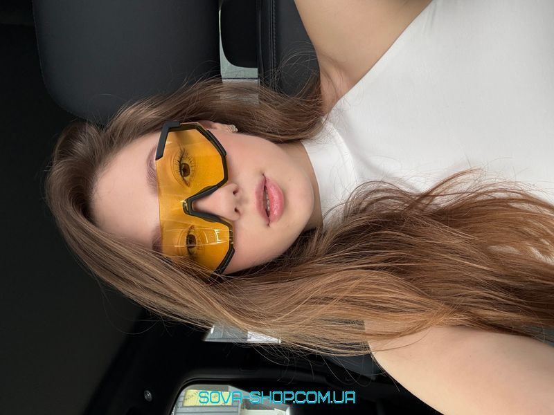 Солнцезащитные очки Prada Linea Rossa Yellow/Black SPS 04W DGO-04Q 130 3N Premium фото