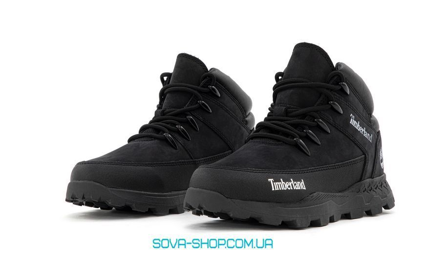 Мужские зимние ботинки Timberland Boots Winter PREMIUM NUBUCK WATERPROOF Black фото