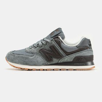 Чоловічі кросівки New Balance 574 Green Grey фото