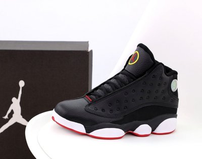 Мужские баскетбольные кроссовки Nike Air Jordan 13 Retro «Black/White/Red» фото