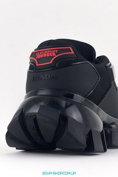 Кросівки жіночі PRADA Cloudbust Thunder Triple Black фото