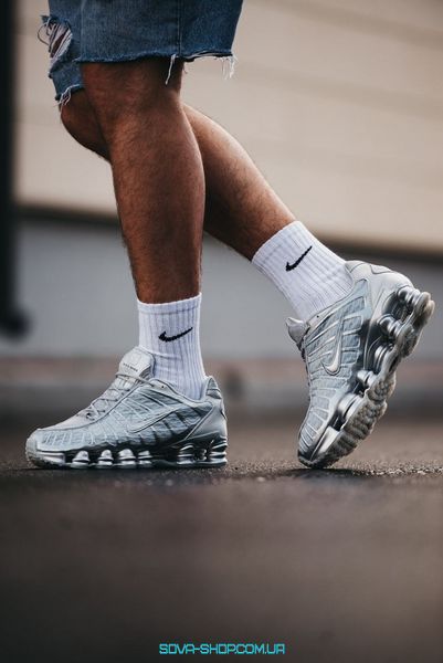 Чоловічі кросівки Nike SHOX TL Silver фото