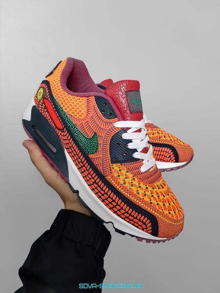 Мужские и женские кроссовки Nike Air Max 90 Dia De Los Muertos фото