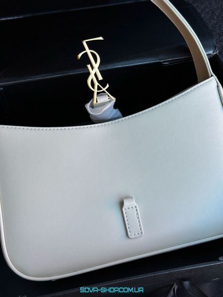 Жіноча сумка Yves Saint Laurent Hobo Le 5 a 7 Bag in Smooth Leather Cream Premium фото