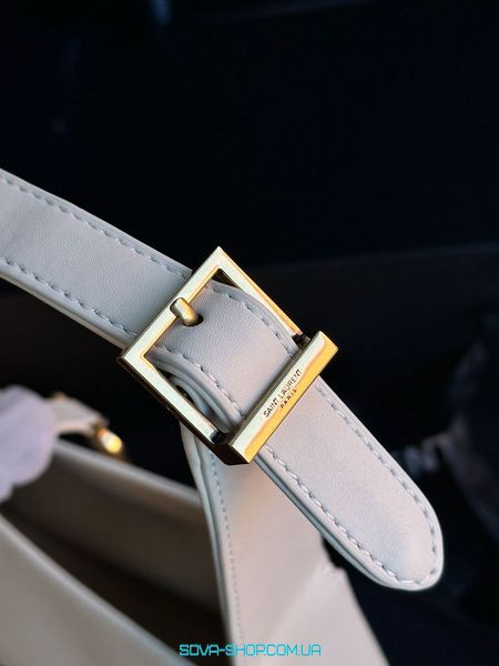 Жіноча сумка Yves Saint Laurent Hobo Le 5 a 7 Bag in Smooth Leather Cream Premium фото