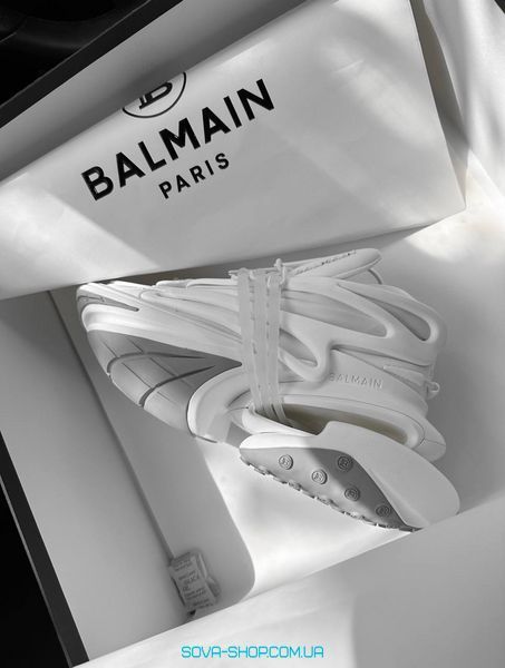 Женские кроссовки Balmain Unicorn White Premium фото