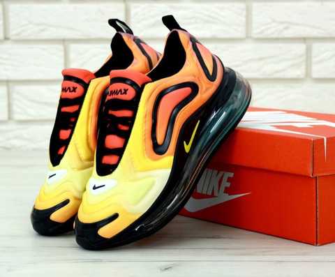 Nike 720 orange store et noir