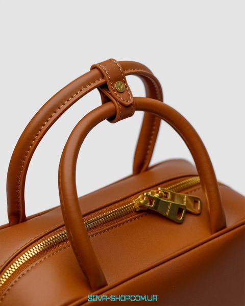 Женская сумка Miu Miu Leather Top-Handle Bag Brown Premium фото