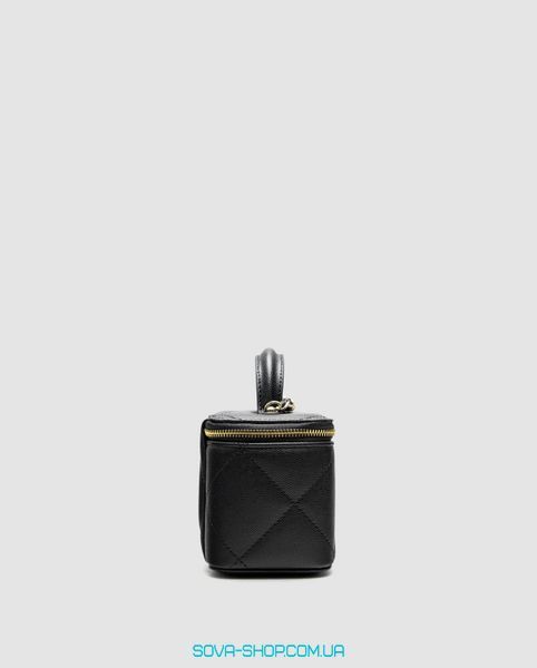 Жіноча сумка Chanel Long Vanity With Chain Black Premium фото