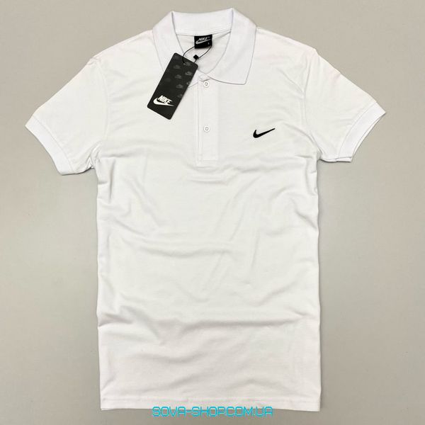 Чоловіче поло Nike біле фото
