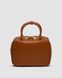 Женская сумка Miu Miu Leather Top-Handle Bag Brown Premium re-11479 фото 3