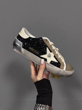 Женские кроссовки GG GGDB STAR BLACK SPARKLES / BROWN Premium фото