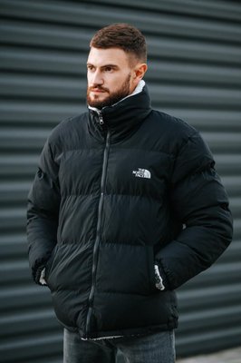 Двостороння зимня куртка THE NORTH FACE Black White PREMIUM фото