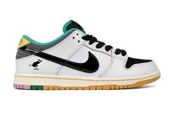 Чоловічі кросівки CSEF x Nike SB Dunk Low Pro White/Black фото