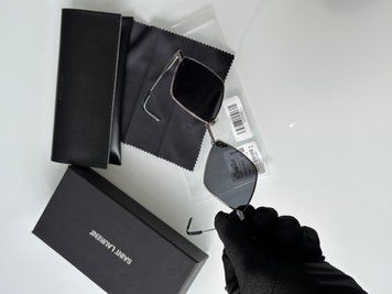 Сонцезахисні окуляри Yves Saint Laurent SL 302 COL-001A Black/Silver Premium фото