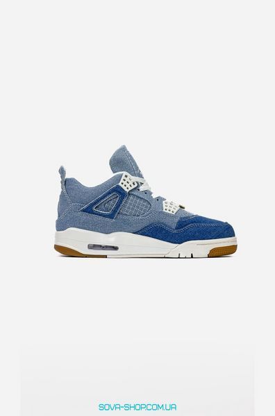 Чоловічі та жіночі баскетбольні кросівки Nike Air Jordan 4 Retro &ldquo;Denim Worn Blue&rdquo; Premium фото