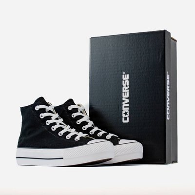 Жіночі кросівки Converse Hight x Chuck Taylor Platform Black фото