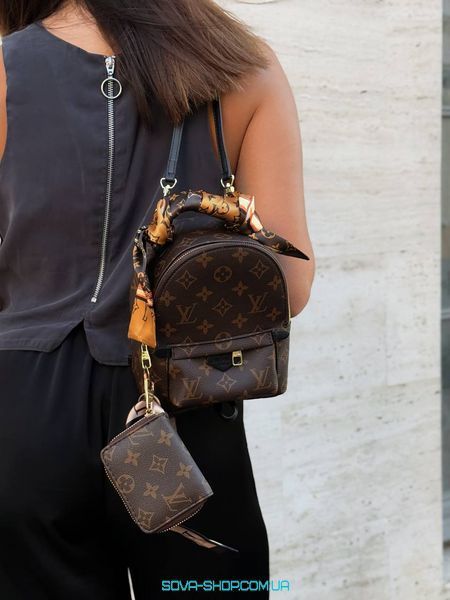 Жіночий набір Louis Vuitton сумочка, гаманець, ключниця, хустинка Premium фото